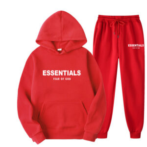 Essentials Fear Of God Tracksuit Red